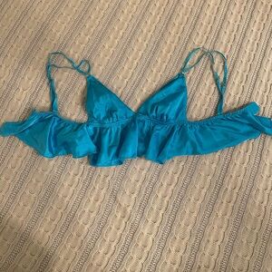 Women’s blue bralette